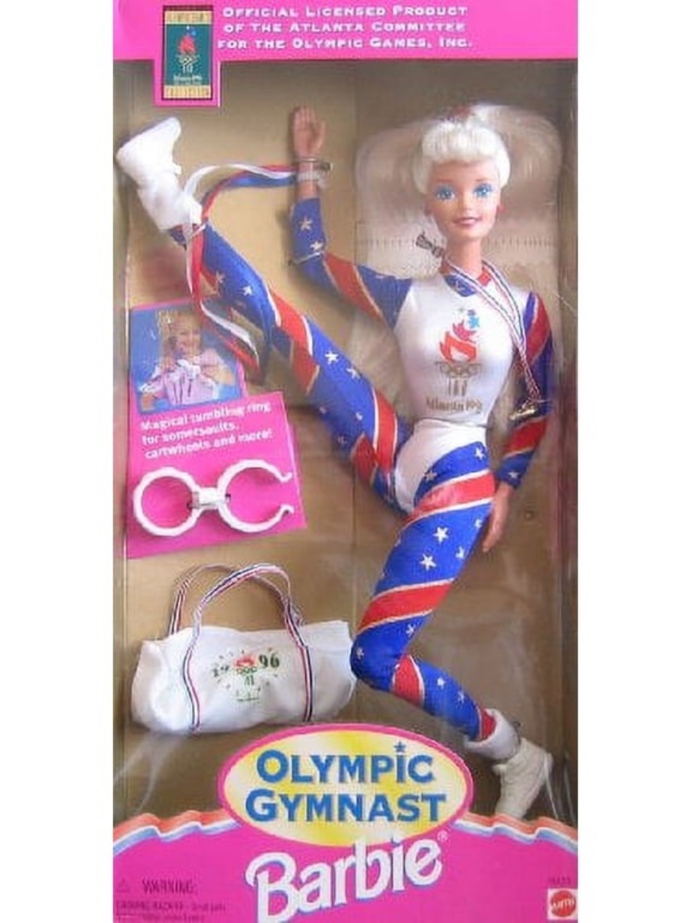 Barbie Olympic Gymnast Doll - White, Red & Blue